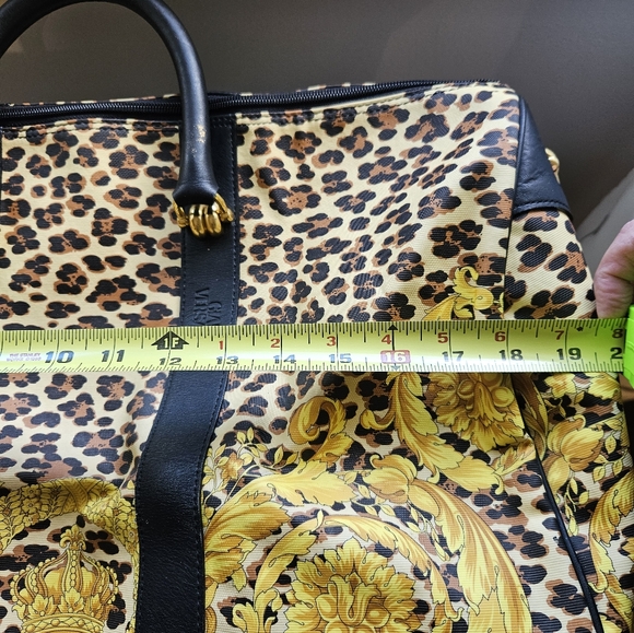 Vintage Versace Leopard Baroque duffle bag FINAL SALE FIRM - Picture 15 of 16